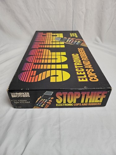 Vintage 1979 Stop Thief Electronic Cops And Robbers Board Game Complete Works! - Picture 11 of 12