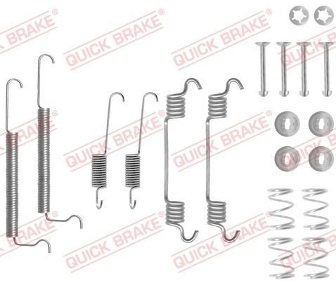 ZubehÖRsatz Bremsbacken Hinten Quick Brake 105 0709 FÜR Opel ZubehÖR KIT-image