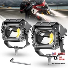 Motorcycle Fog Lights Motorcycle Auxiliary D6 Motorcycle Fog Lights White