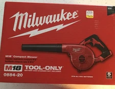 Milwaukee M18 Compact Blower with Extension Nozzle 20-1/2"  Model 0884-20