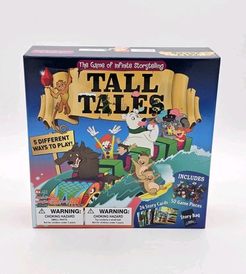 New-Open Box TALL TALES Board Game of Infinite Storytelling Learning Imagination