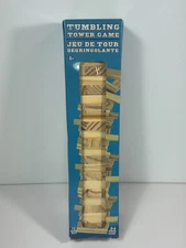 72 Pc Set Tumbling Tower Game Wooden Stacking Blocks - New In Box