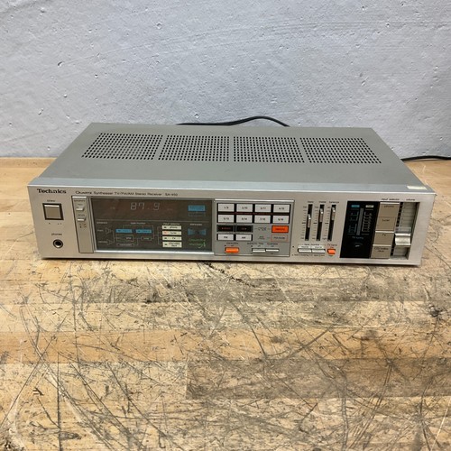 Vintage Technics Synthesizer Model SA-450 TV FM AM Stereo Receiver getestet