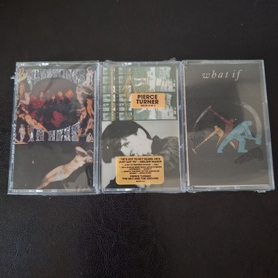 Lot Of 3 Rock Cassette Tapes: New Sealed - Fuzztones What If Pierce Turner