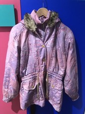 Vintage Cerruti 1881 Sport Pink Women’s Jacket With Furry Hood Lining