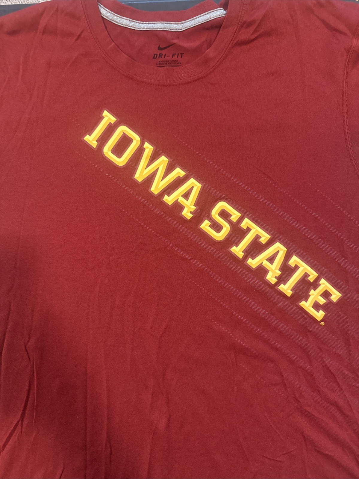 Nike Dri-Fit Men's Iowa State Cyclones Tee Shirt Men’s XL