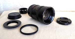 Vintage Telephoto Portrait Macro Bokeh Lens 135mm 2.8 Kit for Canon EOS EF DSLR