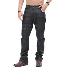 Waimea leather multi cargo stacked denim