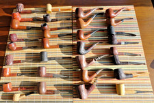 Vintage Lot of 32 Estate Tobacco Smoking Pipe Fischer BlueRidge Kaywoodie Israel