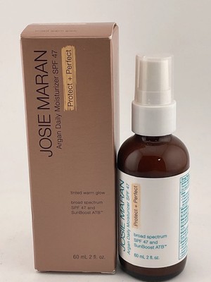 Josie Maran Argan Daily Moisturizer SPF 47 Protect&Perfect 2 oz