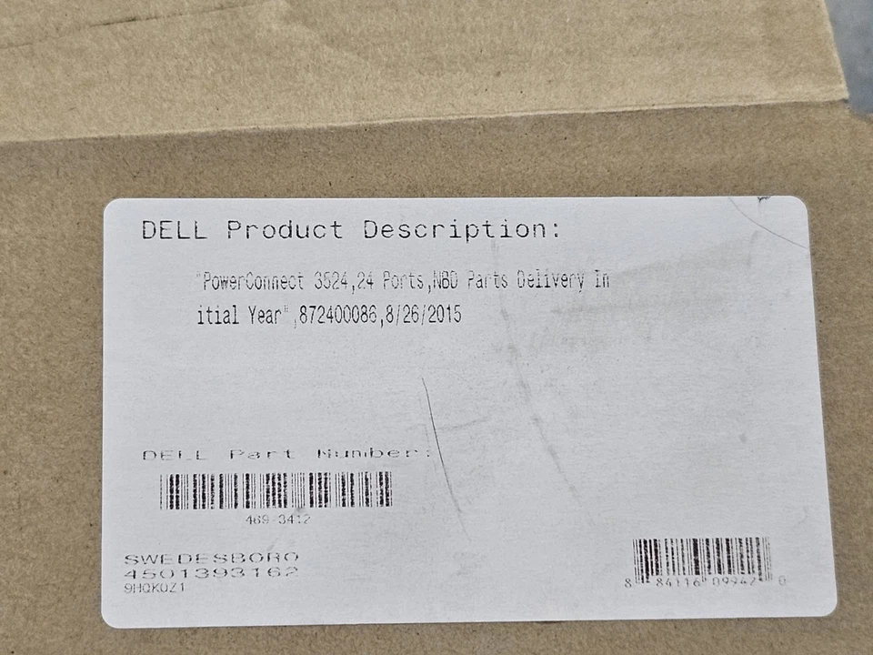 Dell PowerConnect 3524 24-Port 10/100 Managed Ethernet Switch 0P486K NEW - Image 4 of 4