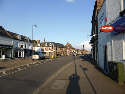 Foto A2 Neue Straße Spalding Blick entlang der Neuen Straße nach Westlode. c2014