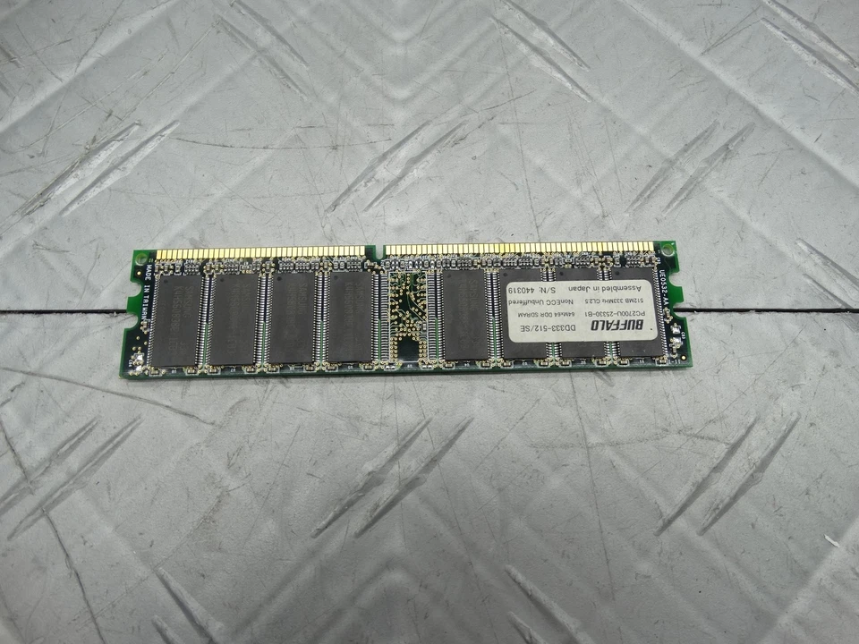 Buffalo 512MB DDR Non ECC PC-2700 333Mhz Memory DD333-512/SE - Image 2 of 4