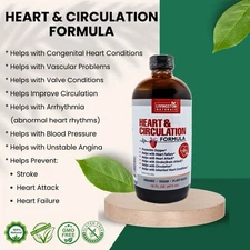 Heart & Circulation formula by Livingston Natural Herbal Labs, Plant-Based Foods