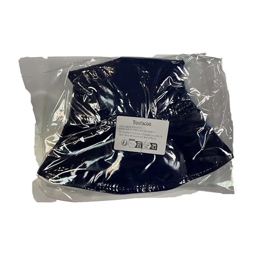 , Wide-Brimmed Vinyl Rain Hat Medium 05-blue - Picture 2 of 3