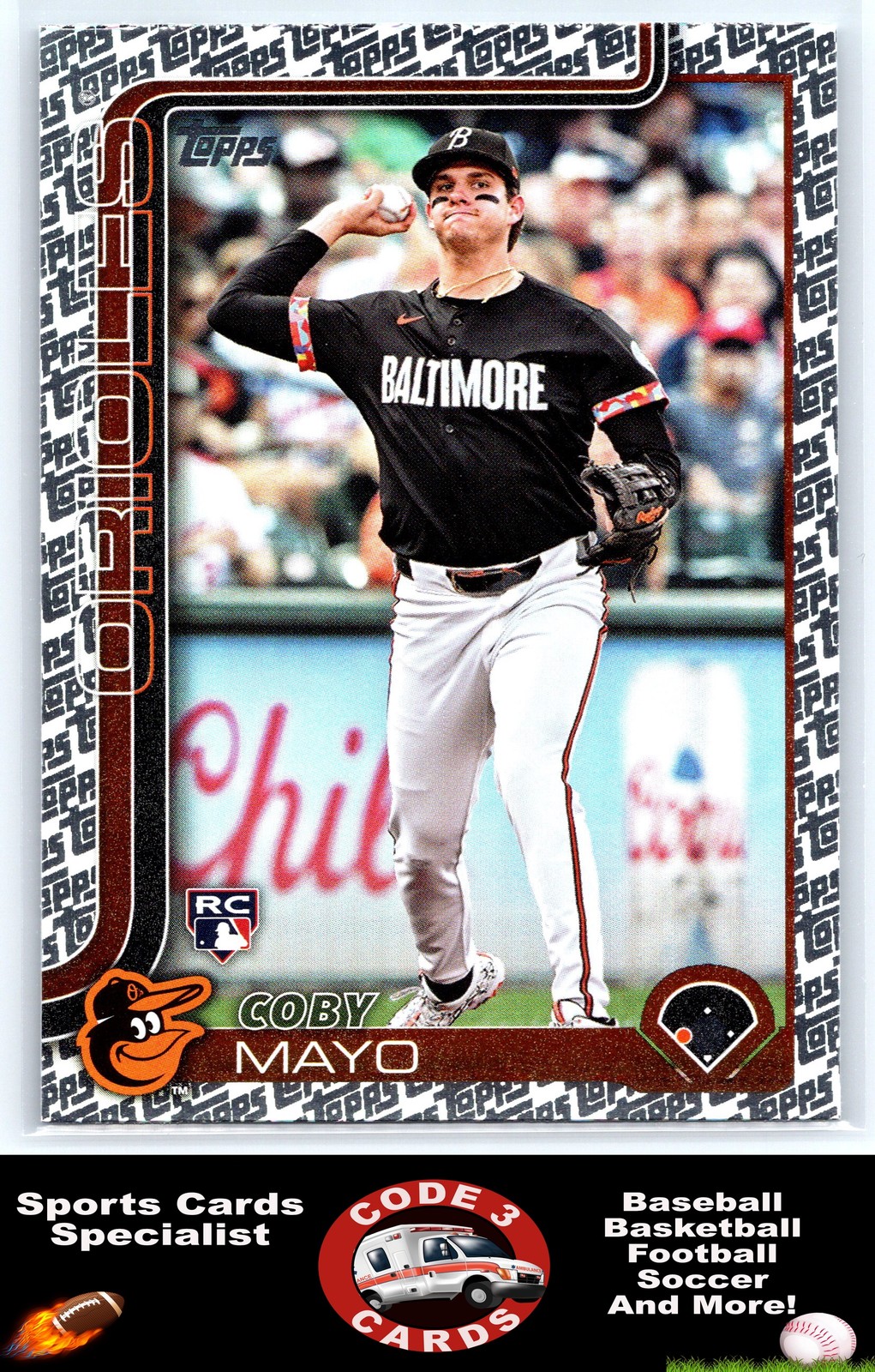 Coby Mayo Topps Foil Pattern 2025 Topps #20