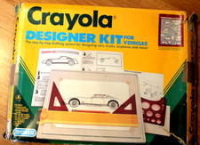 Vintage Crayola Designer Kit For Vehicles
