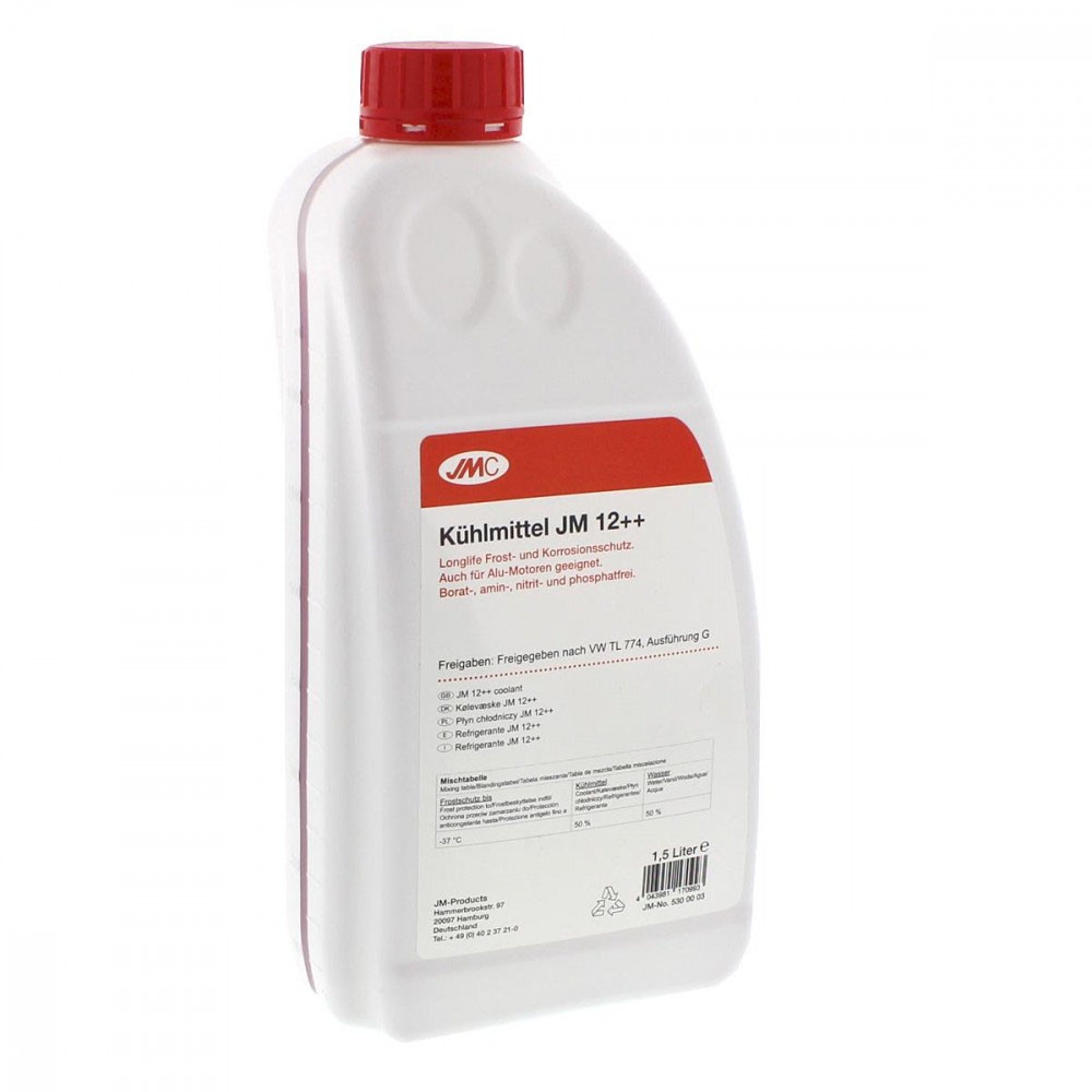 JMC Coolant Radiator Antifreeze JM 12++ Concentrate 1.5Liter Bottle