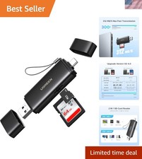 Portable USB C SD Reader for Cameras and Smartphones - Plug  Play Convenience