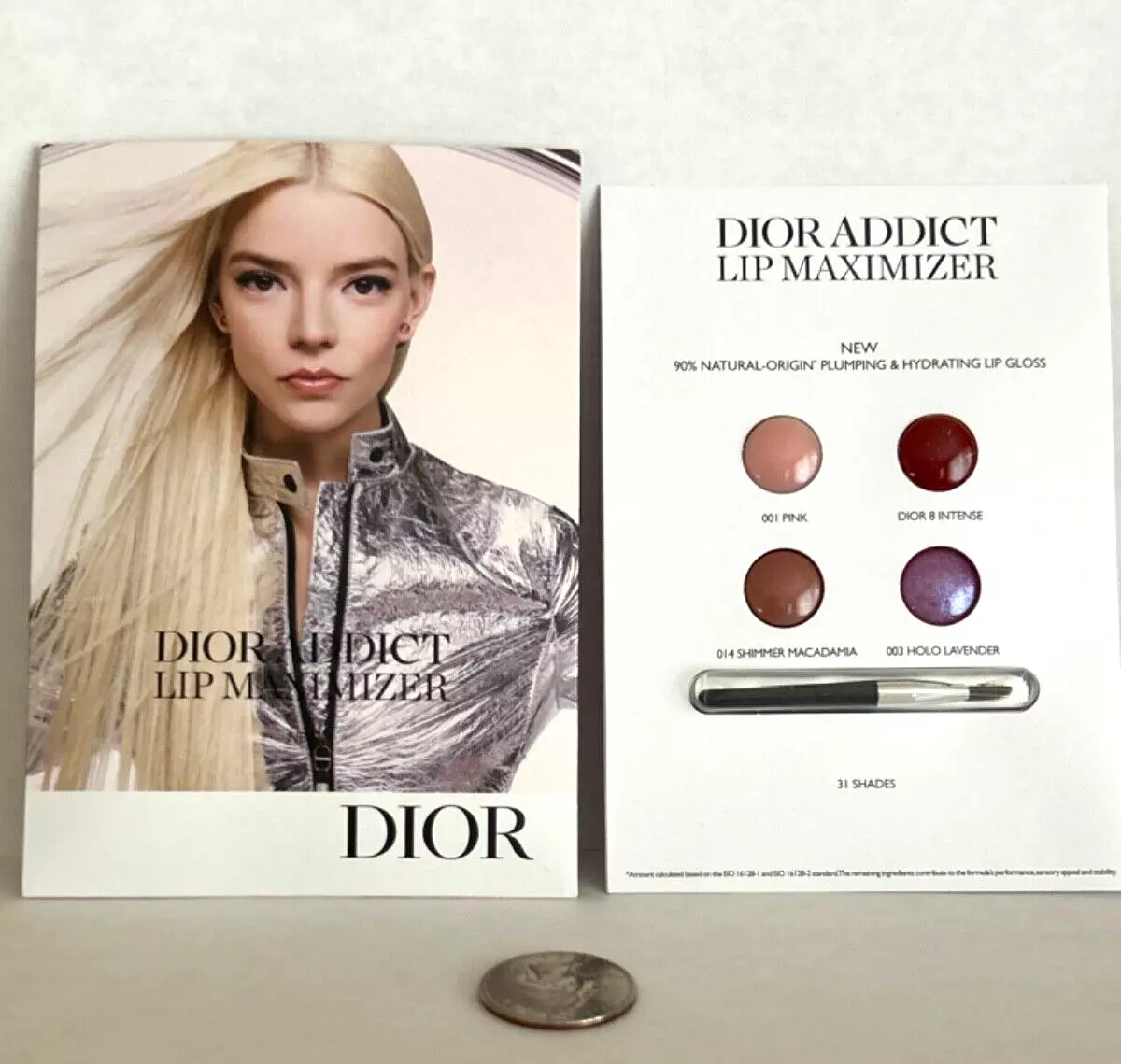 DIOR Addict Lip Maximizer Gloss pink macadamia lavender intense sample set