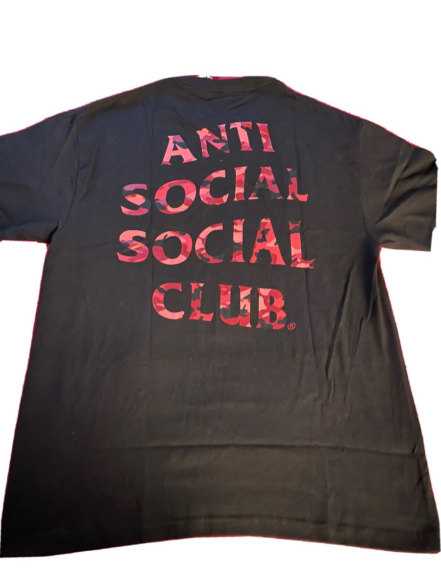 Anti Social Social Club Wild Life Tee Black/Red Camo - SS21
