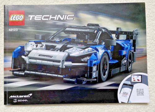 LEGO 42123 Technic McLaren Senna GTR Car Manual / Instructions ONLY !!!!!! - Imagen 2 de 5