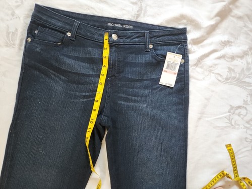 Michael Kors Jean's Women's Size 10 Bootcut Dark Denim Fall 13 Fasion Stretch - Picture 4 of 10