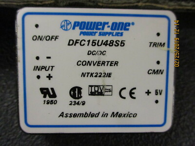 DFC15U48S5 Power One DC DC CONVERTER 5V 15W BRAND NEW!