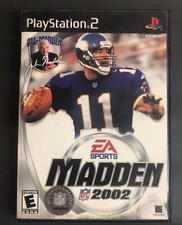 Madden NFL 2002 - PS2 PlayStation 2 - Complete w/ Manual CIB