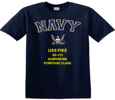 USS PIKE SS-173* SUBMARINE*EAGLE SHIRT*NAVY OFFICIALLY LICENSED | eBay