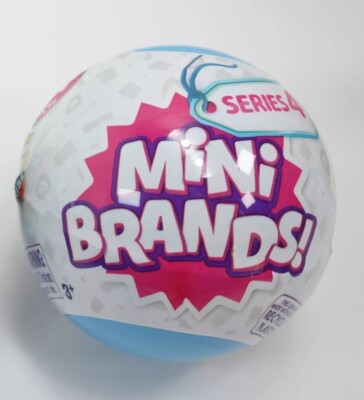ZURU Mini Brands 5 Surprise Series 4 - One Sealed Ball New E12