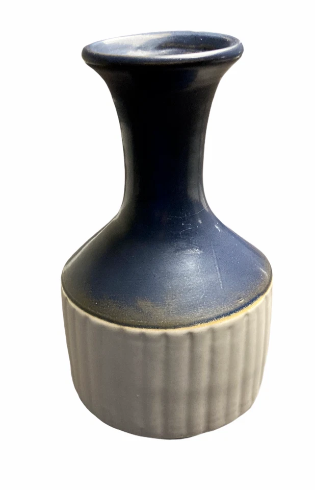 Jarrón de cerámica Surya McCain azul MCC001 jarrón individual 10" Foto 2 de 3