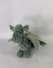 Pre-Owned 7" Jellycat Green Drake Dragon Plush Soft Stuffed Animal Cut Toy