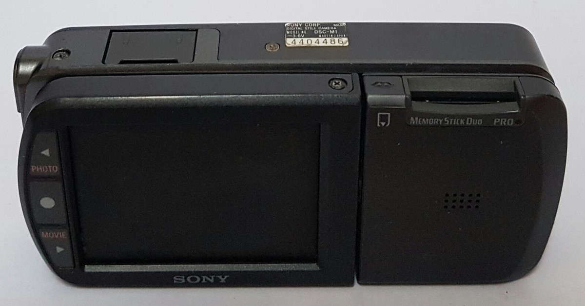 Sony Cyber-Shot DSC-M1 5.0MP Digital Camera Steel Gray Not Working