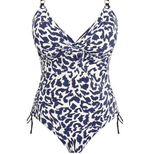 Traje de baño Fantasie estándar de control ajustable frontal para mujer, azul marino francés 42DD Foto 2 de 4