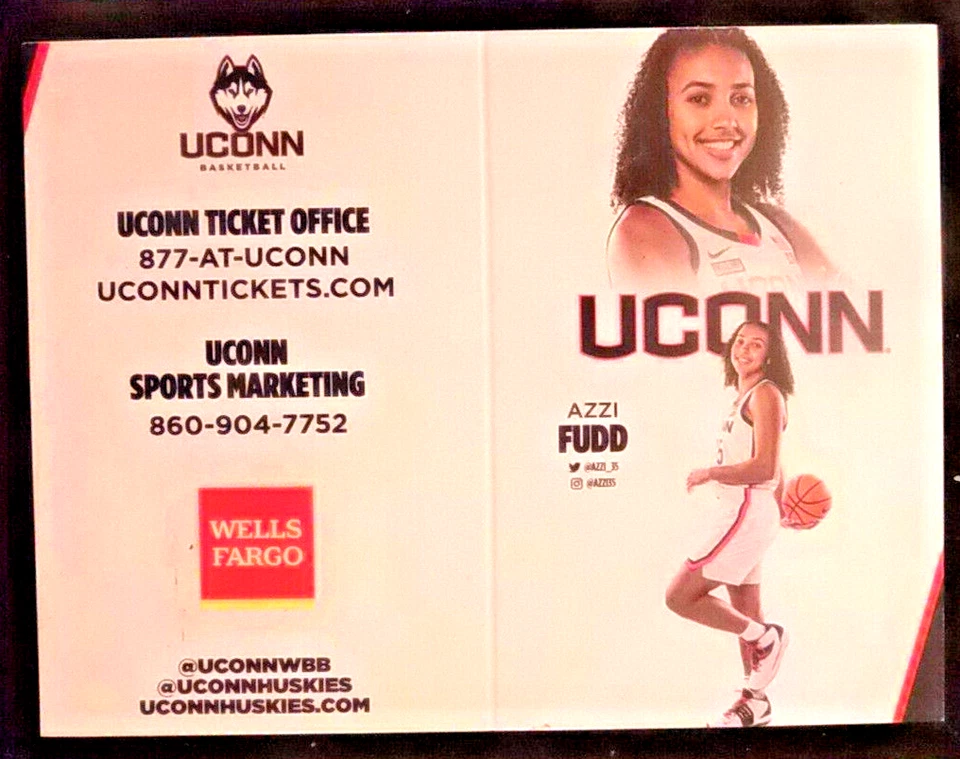 2019-20/2022-23/2023-24 - UCONN HUSKIES MUJER PELOTA BOLSILLO HORARIOS CASI NUEVO ÚLTIMO 1 Foto 4 de 4