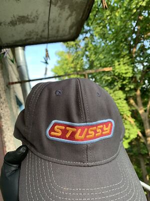 90s Vintage Stussy Grey Cap Made in USA | eBay