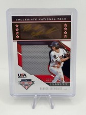 2019 Stars & Stripes Baseball Braden Shewmake Black, Red, Gold Autos