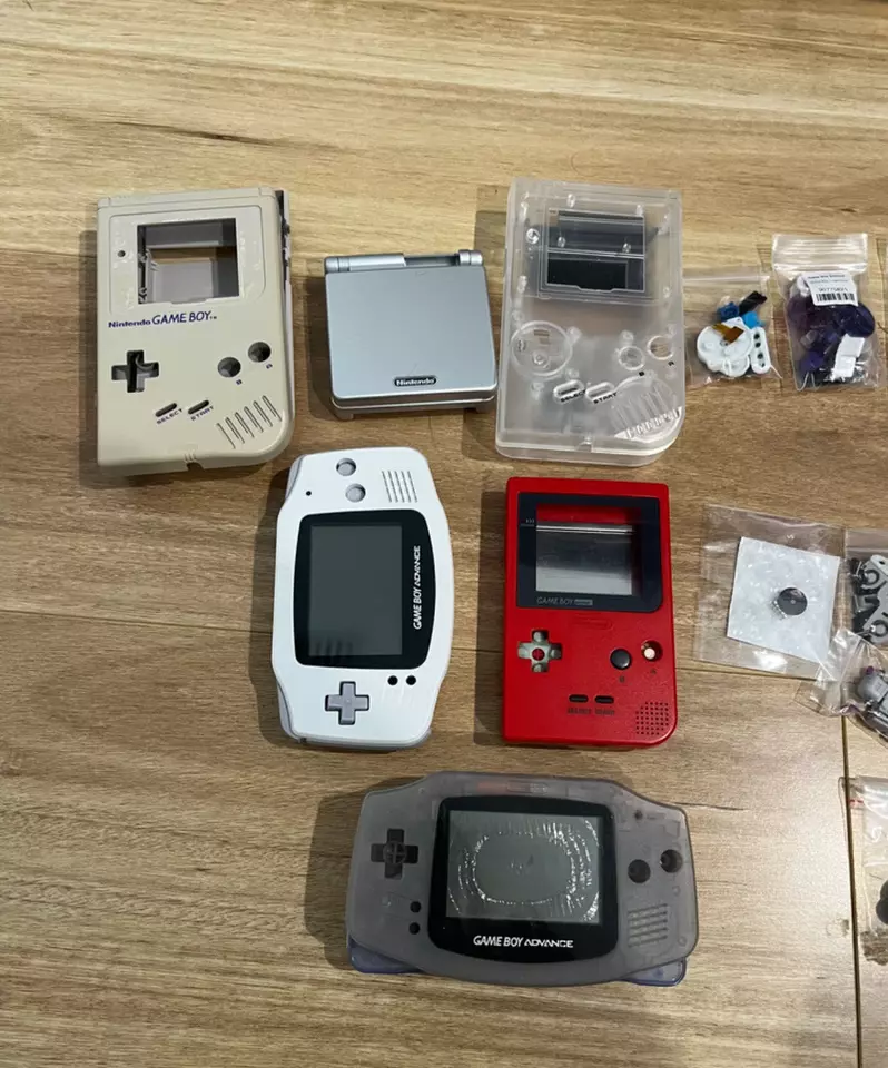 Nintendo Game Boy Advance Pocket SP Color Spare Parts Part Colour Screen Case - Image 4 of 4