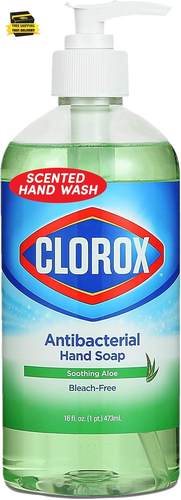 Liquid Hand Soap Pump - 16 Oz Soothing Aloe Antibacterial Hand Soap - Liquid Han