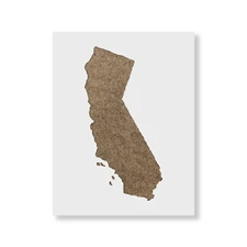 California State Stencil - Durable & Reusable Mylar Stencils