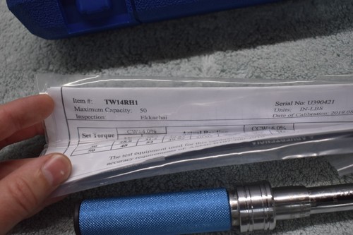 Carlyle Napa 1/4" Click Style ~ Torque Wrench - Picture 4 of 4
