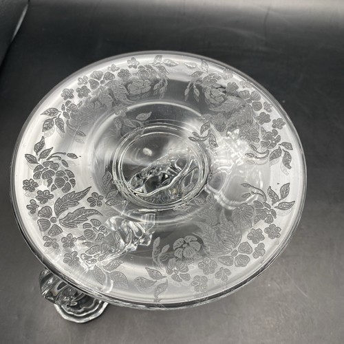 Juego de 2 nuevas candelabros Martinsville Flower Basket #26 grabados con dos luces - Imagen 15 de 23