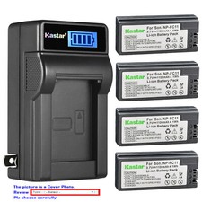 Kastar Battery LCD Wall Charger for Sony Original BC-VC10 Charger NPFC11 Battery