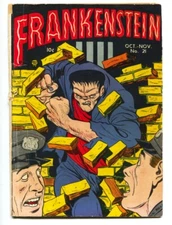 FRANKENSTEIN #21-ICONIC CVR-DICK BRIEFER--PRE-CODE HORROR