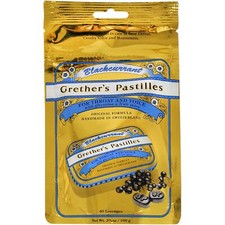 Grether's Blackcurrant Original Pastilles 3.4 oz Bag