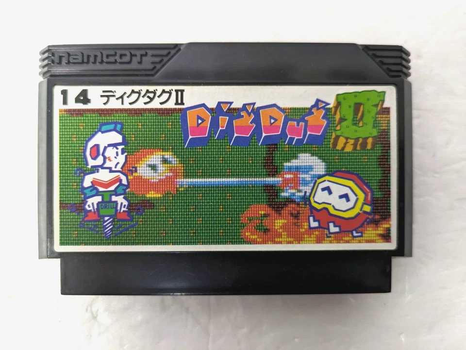 Dig Dug 2 Nintendo Famicom FC NES Japan Box Manual - Image 4 of 4