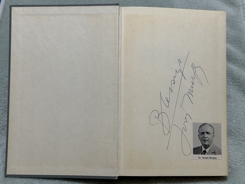 THE POWER OF YOUR SUBCONSCIOUS MIND Joseph Murphy 1963 1st Edition HCDJ SIGNED! - 第 4/19 張圖片