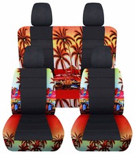 Fits 2007 To 2018 Jeep Wrangler 2 Door Or 4 Door Red Hawaiian Seat Covers Abf