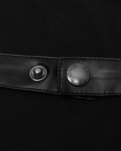 Punk Rave Damen Cyberpunk PU & Netz Schulterfreies Top - Picture 10 of 11